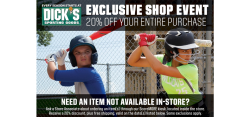 Last Weekend in April DSG 20% Off Sale